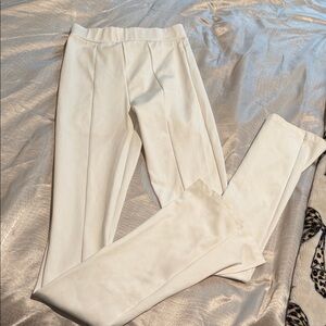 PrettyLittleThing Cream Leggings